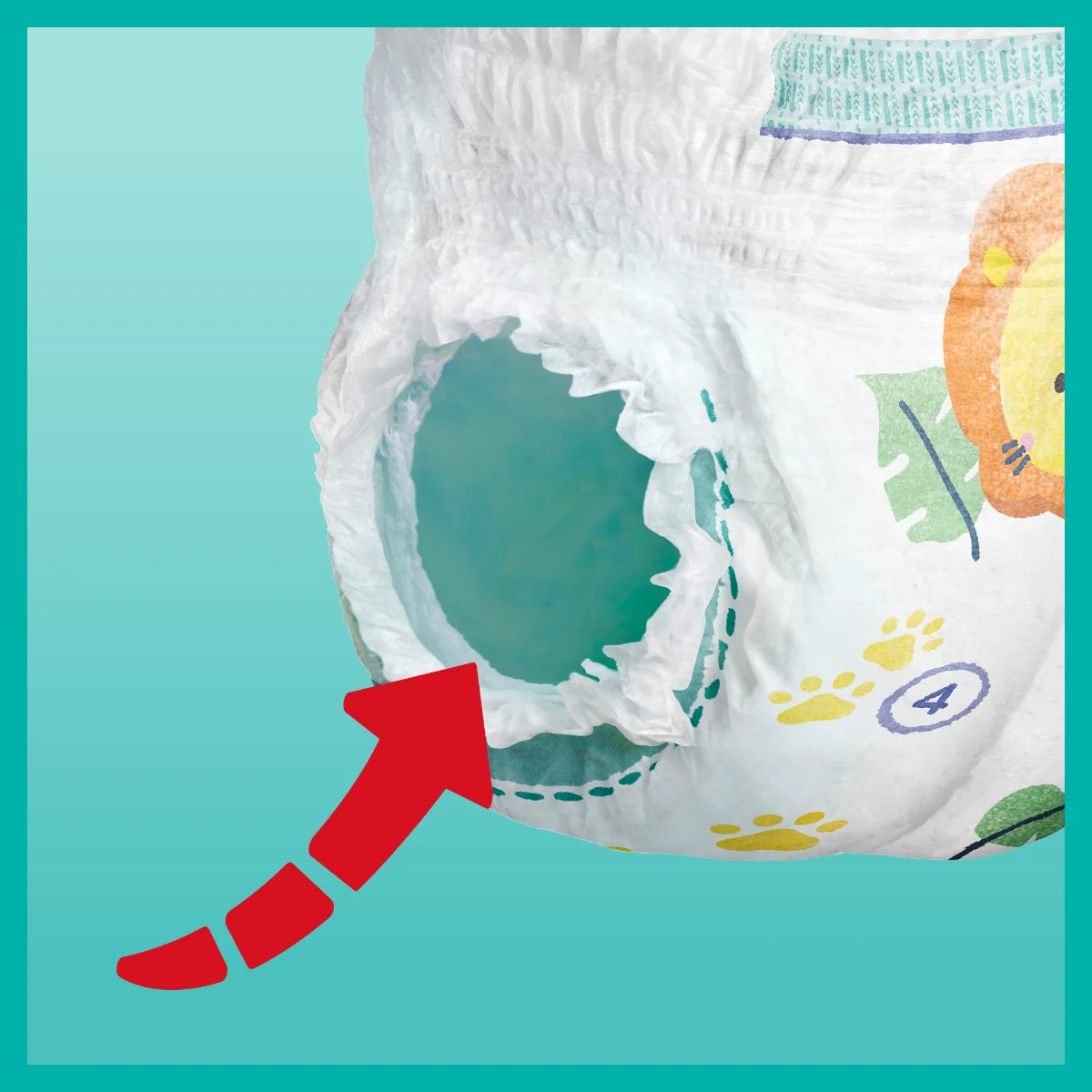 Pampers Pants vel. 4 Monthly Pack 9-15 kg plenkové kalhotky 176 ks
