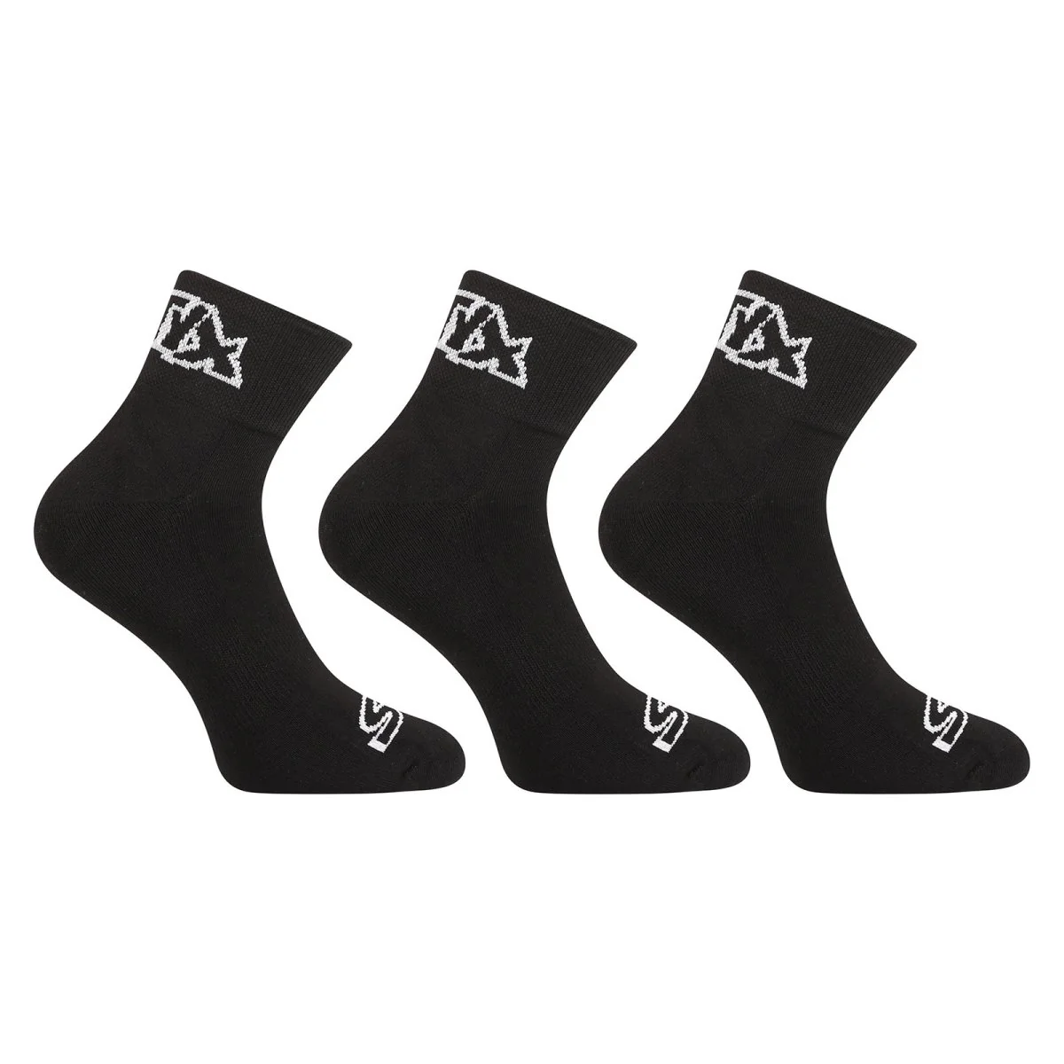 Styx 3PACK ponožky kotníkové černé (3HK960) XL