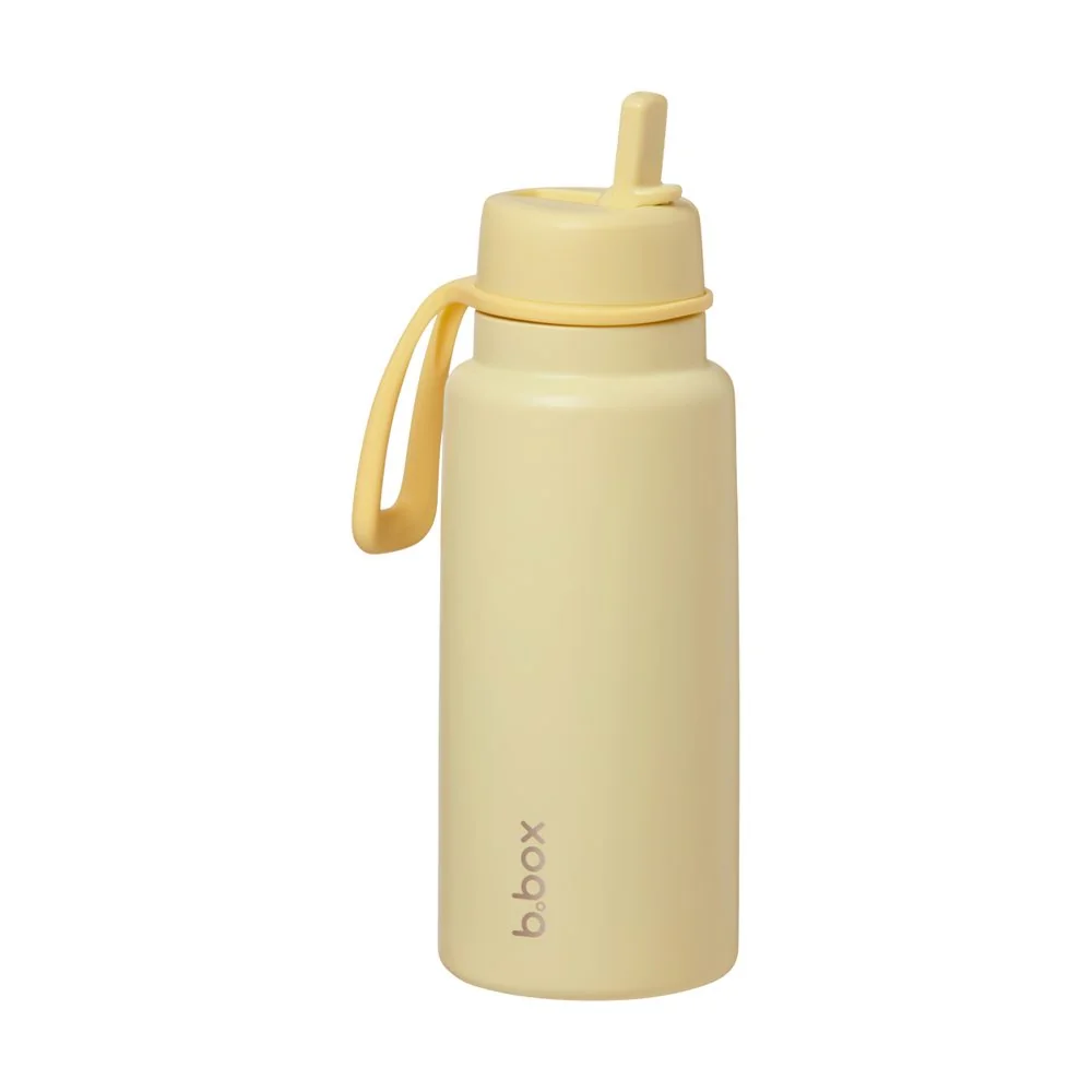 B.BOX Nerezová termolahev s brčkem 1l - lemon twist