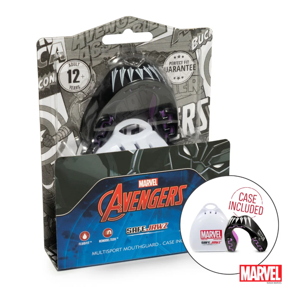 SAFEJAWZ Chránič zubů Black Panther, Velikost: Senior