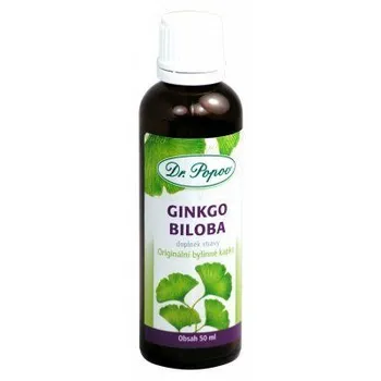Dr. Popov Ginkgo biloba bylinné kapky 50 ml