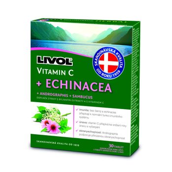 Livol Echinacea + vitamin C tbl.30 