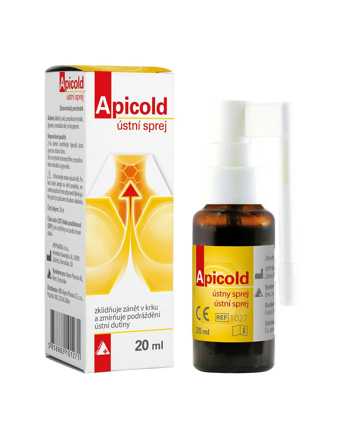 Apicold ústní sprej 20 ml