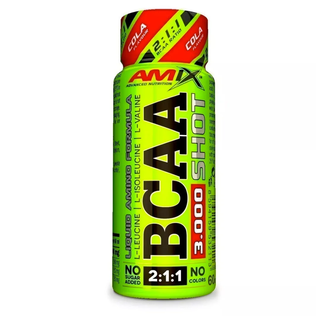 Amix Nutrition BCAA 3000 SHOT 60ml - lesní plody