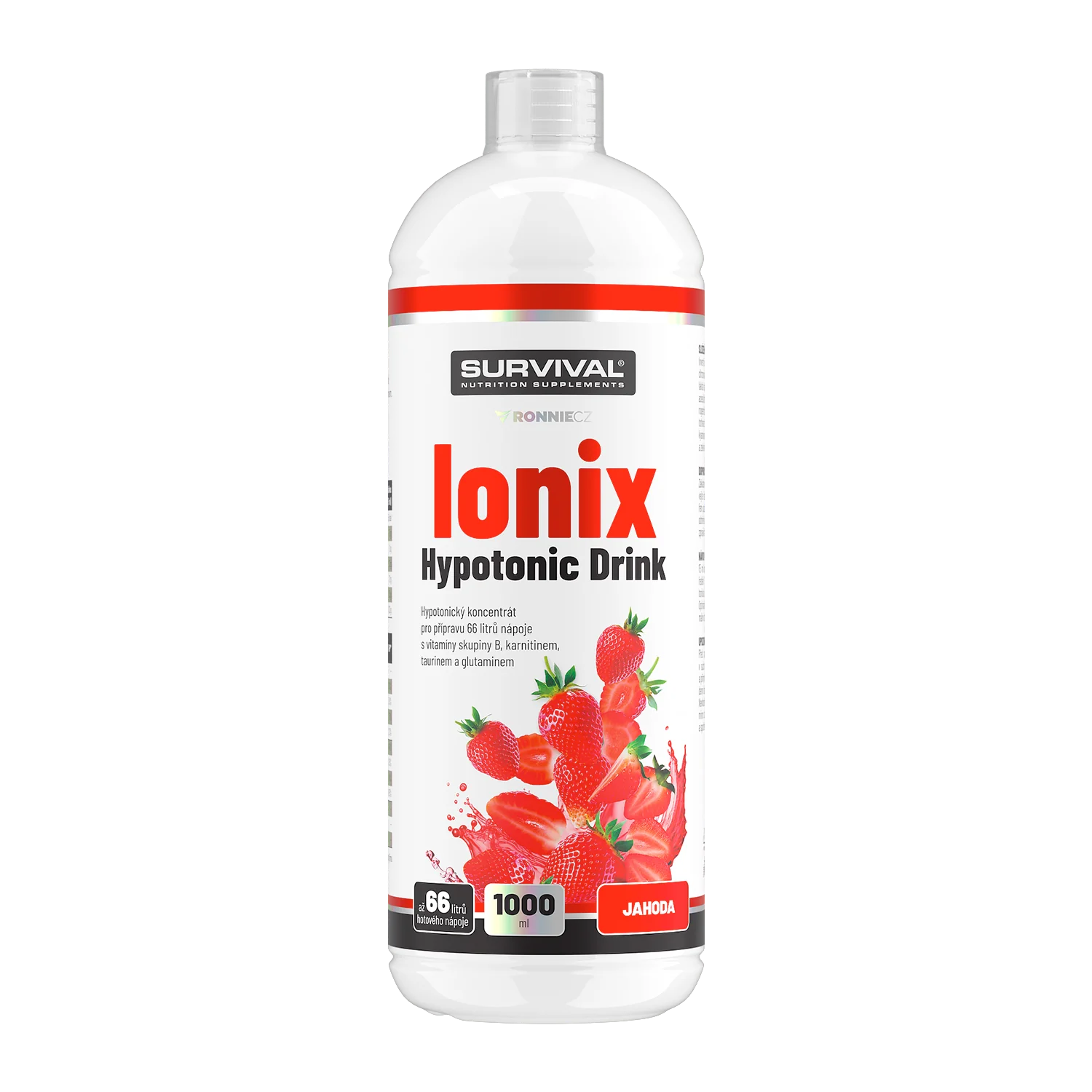 Survival Ionix Hypotonic Drink 1000 ml jahoda