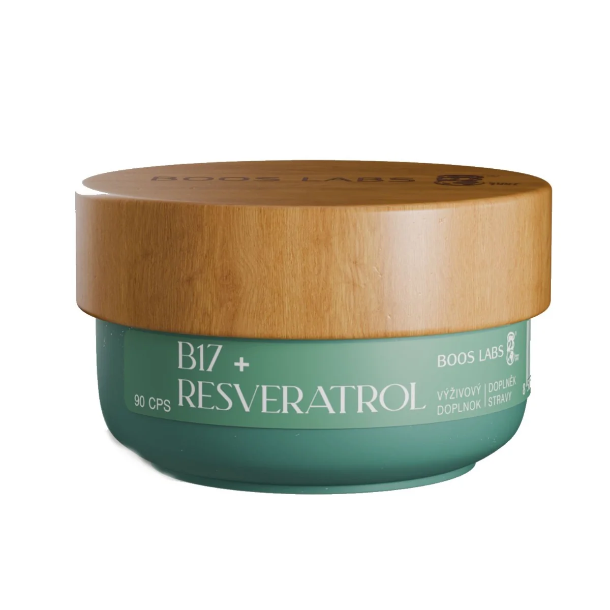 BOOS labs B17 + Resveratrol 90 kapslí