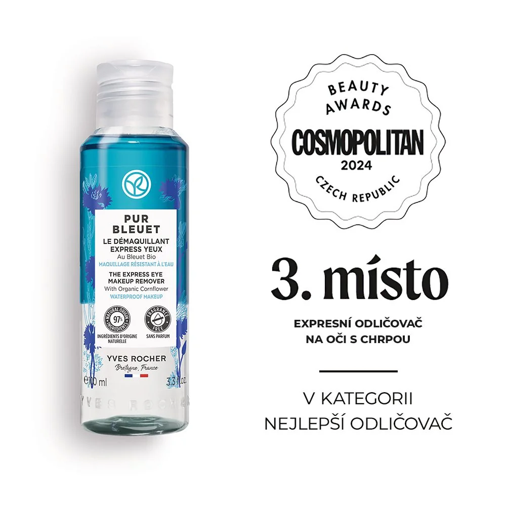 Yves Rocher Odličovač na oči s chrpou 200 ml