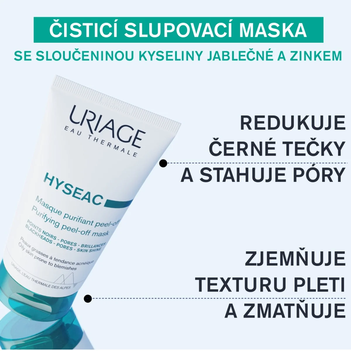 Uriage Hyséac Čisticí slupovací maska 50 ml