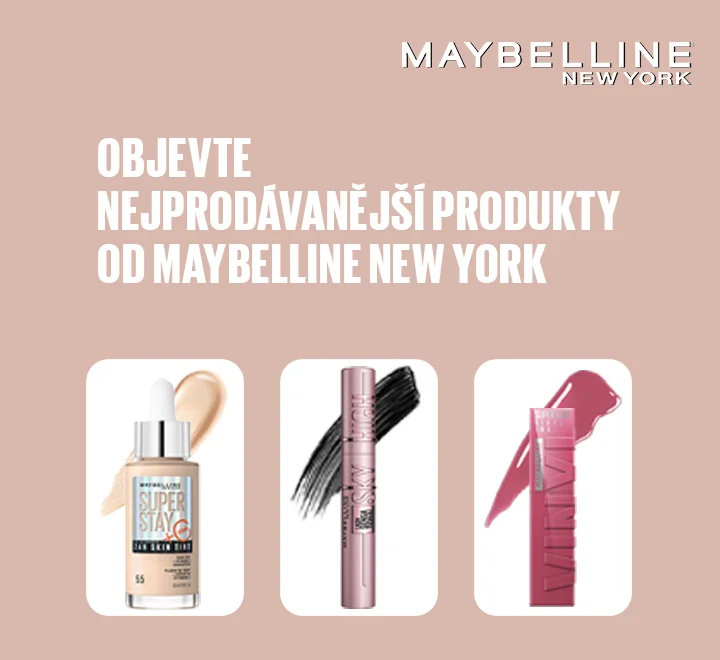 Objevte nejprodávanější produkty od Maybelline New York Objevte nejprodávanější produkty od Maybelline New York