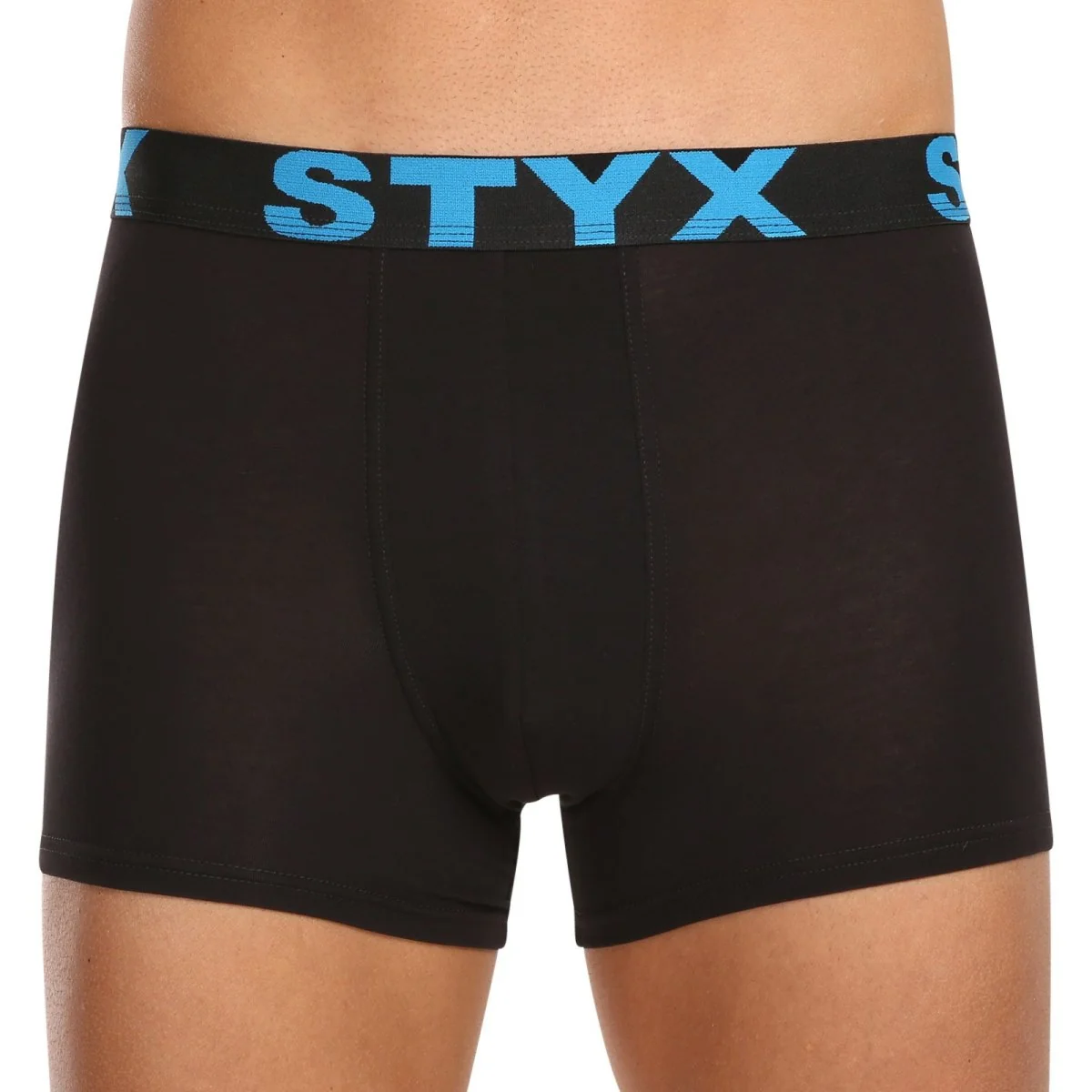 Styx 5PACK pánské boxerky sportovní guma černé (5G9601) L
