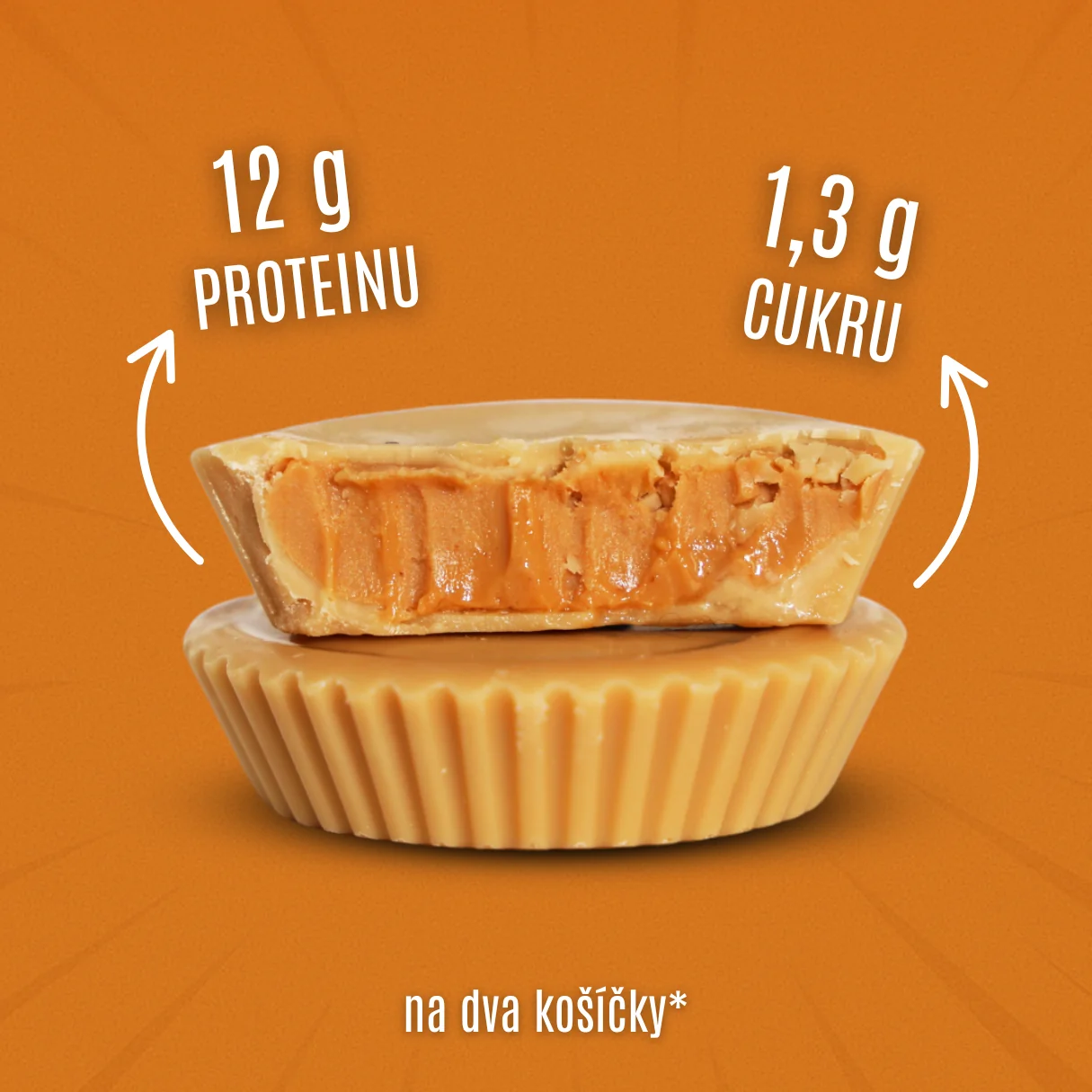 Topnatur Nutry Nuts Proteinové košíčky slaný karamel s arašídovým máslem 2x21 g