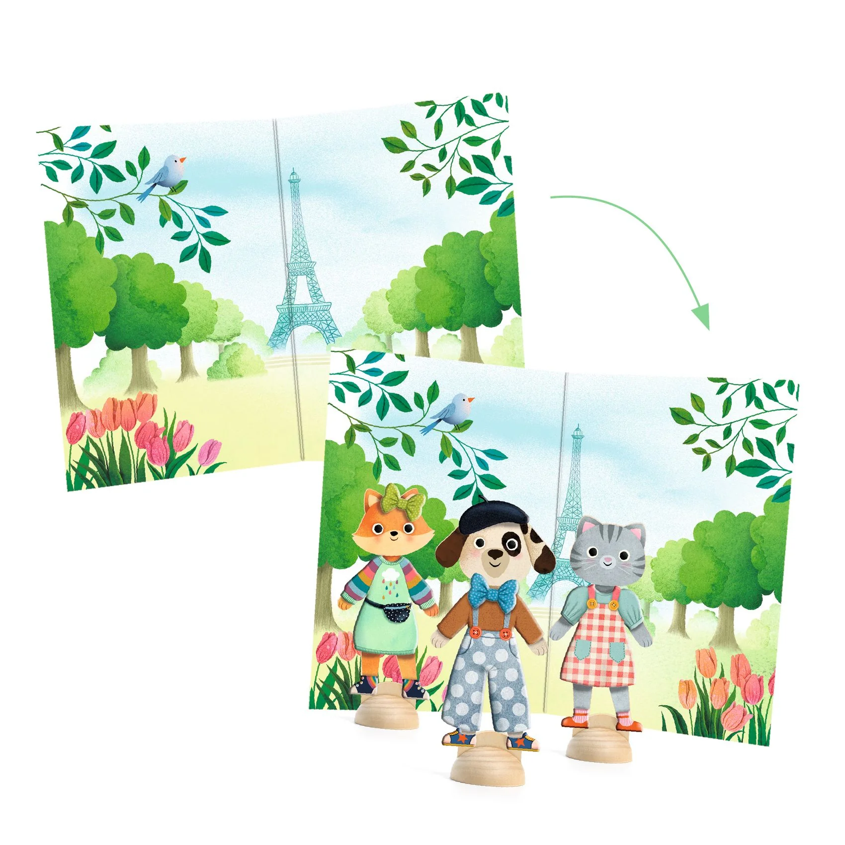 Djeco Koláž Bonjour Paris