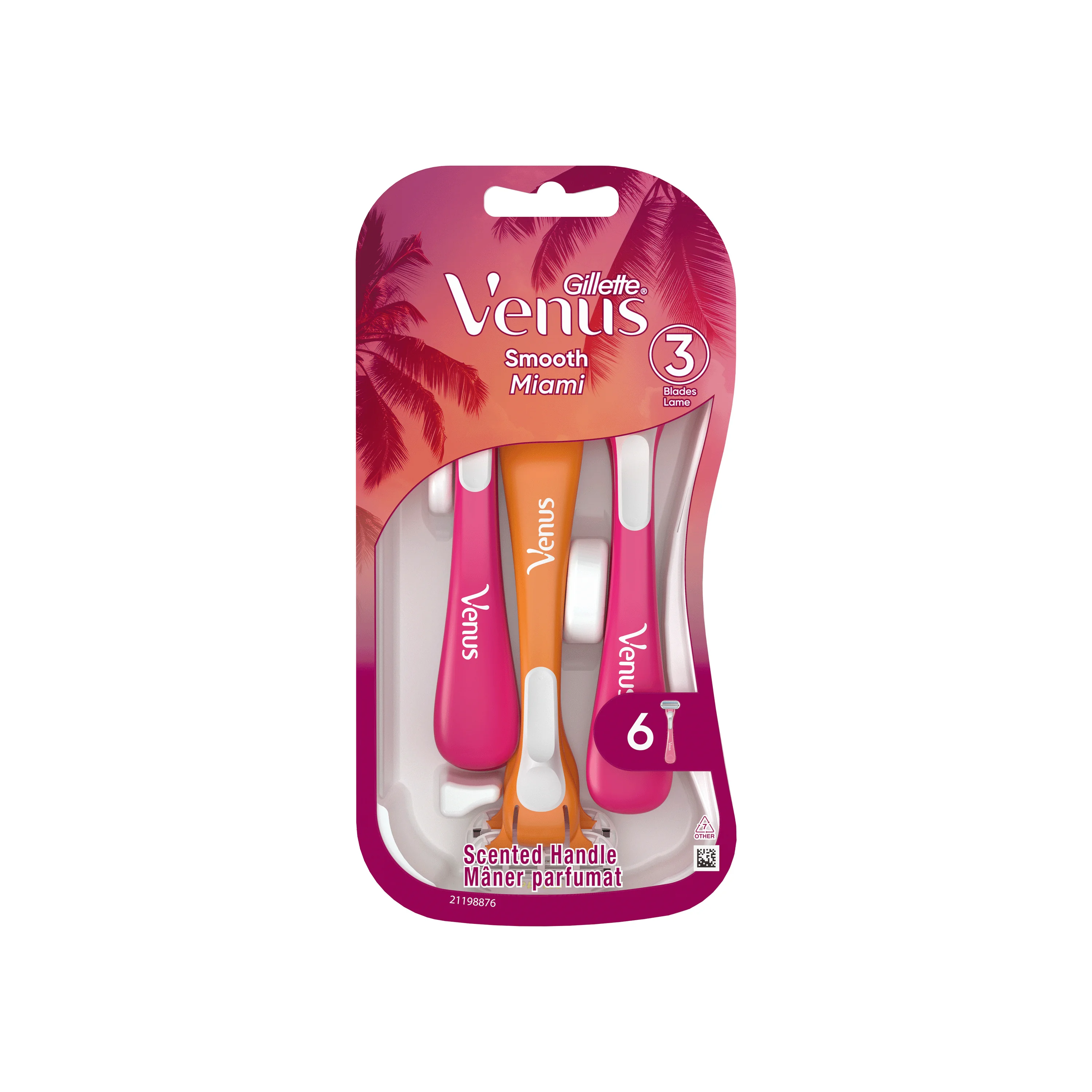 Gillette Venus Miami Vibes jednorázové holítko 6 ks