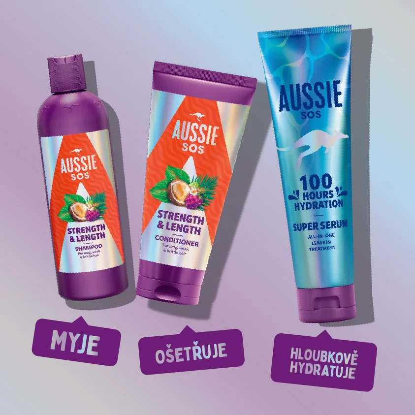 Aussie SOS Strength & Length šampon 300 ml