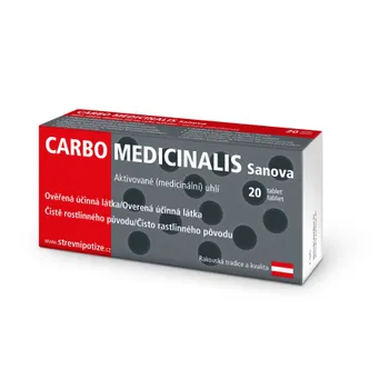 Carbo Medicinalis Sanova 20 tablet
