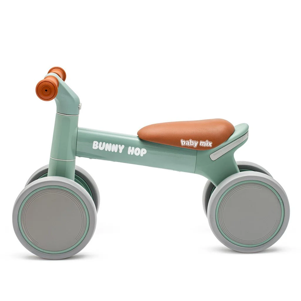 Baby Mix Dětské odrážedlo  Bunny Hop Ultralight zelené