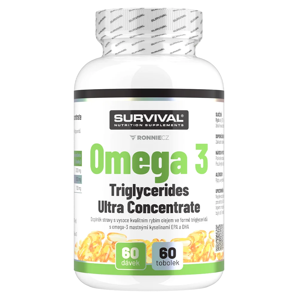 Survival Omega 3 Triglycerides Ultra Concentrate 60 tob