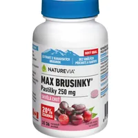 NatureVia Max brusinky pastilky 250 mg