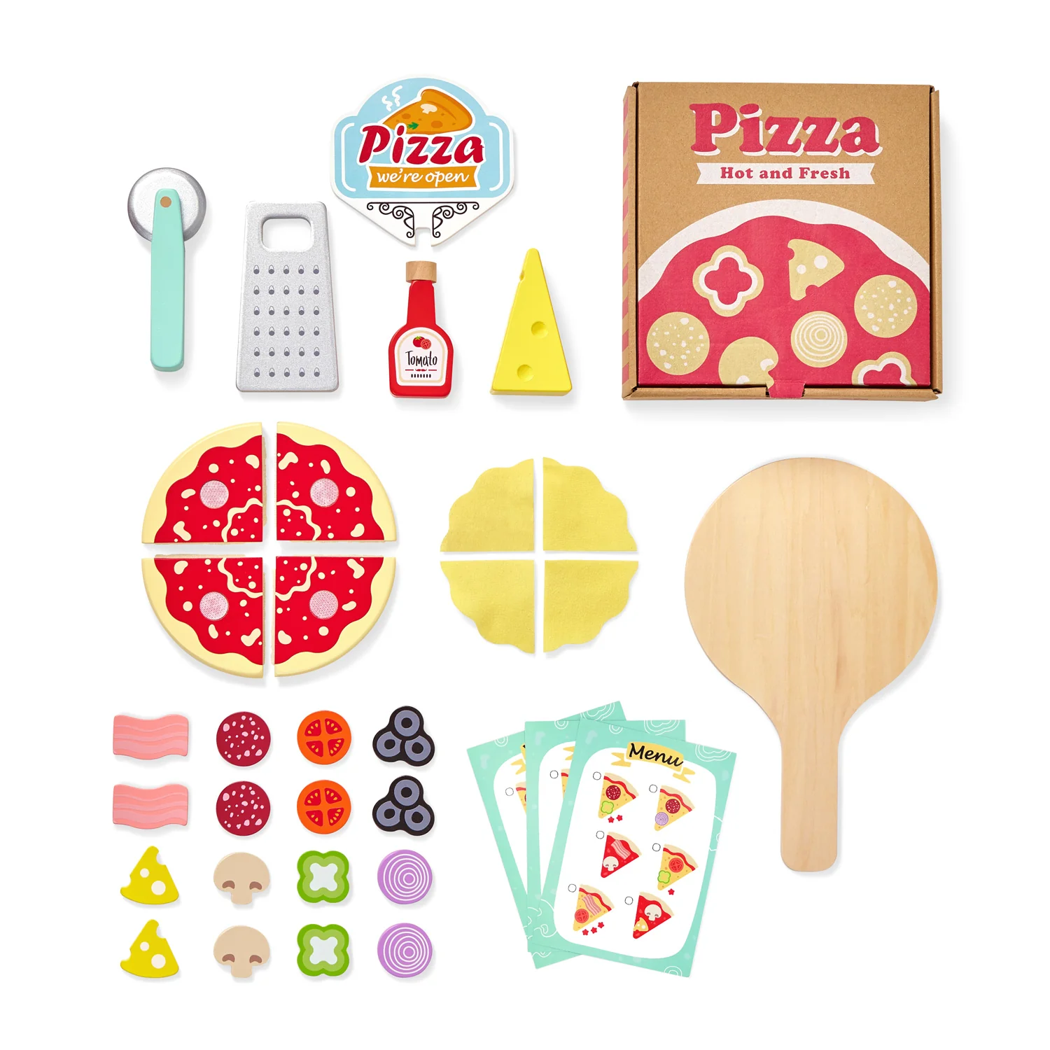 Zopa Dřevěný set Pizzerie