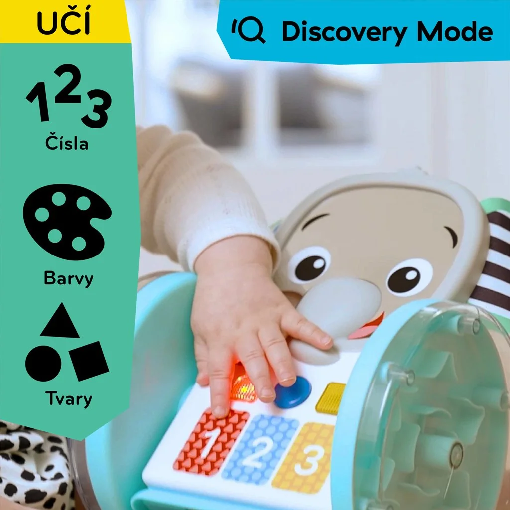 Baby Einstein Hračka hudební interaktivní Chase & Tap Earl™ 6m+