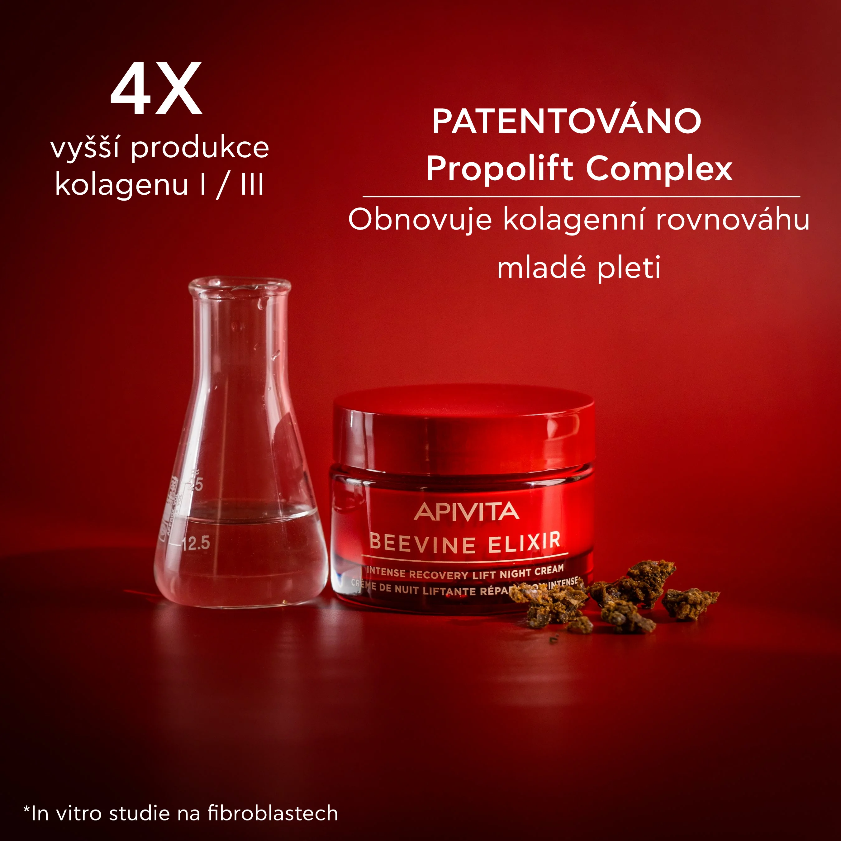 APIVITA BeeVine Elixir Night Cream noční liftingový krém 50 ml