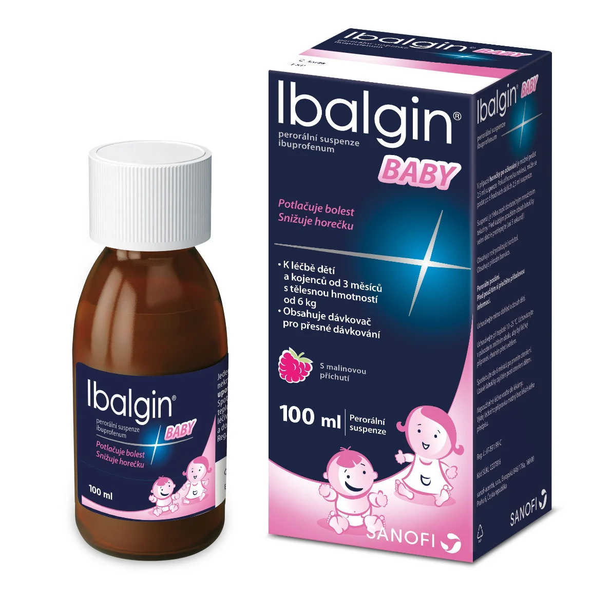 Ibalgin Baby 20 mg/ml suspenze 100 ml