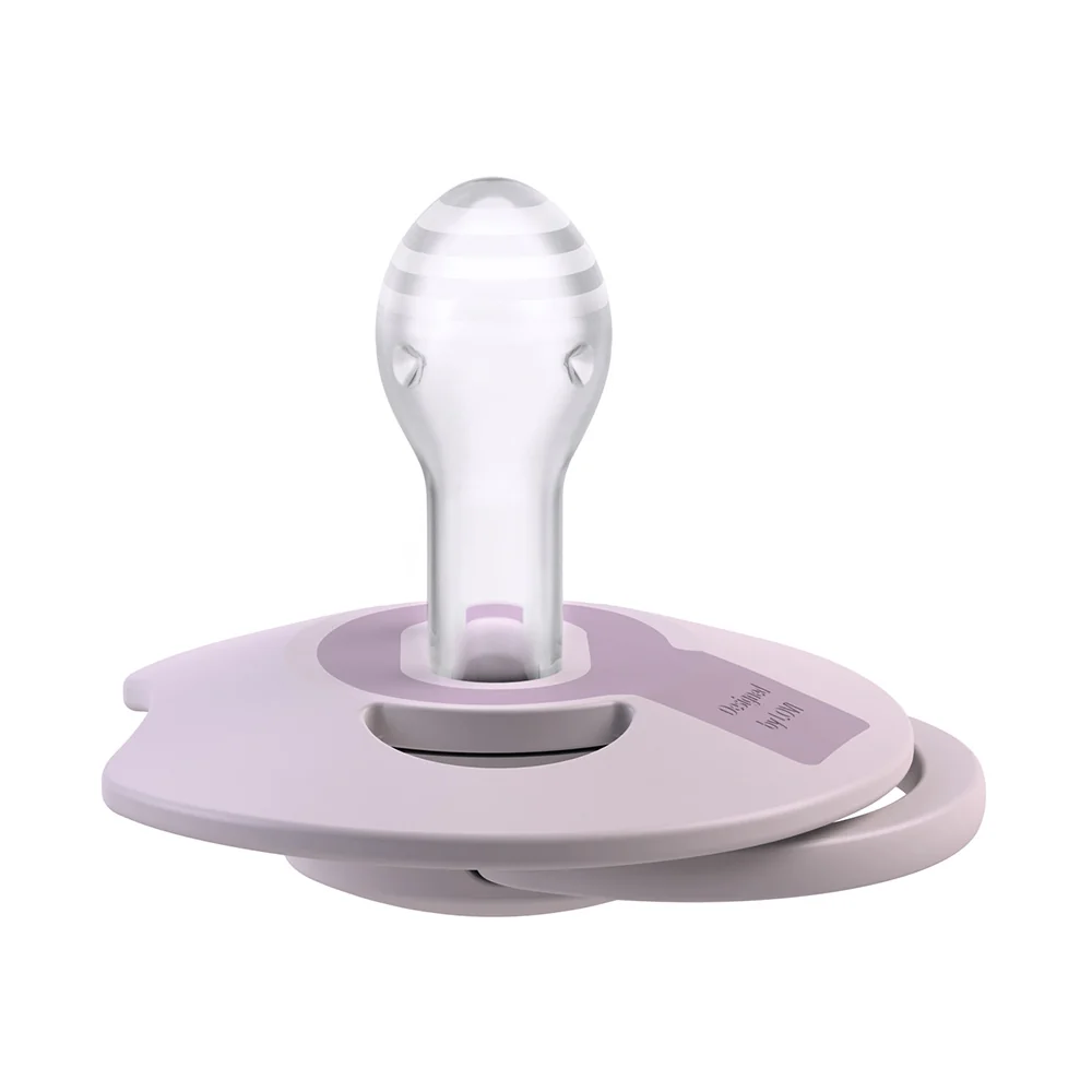 LOVI Prime Dudlík silikonový dynamický 6–18m 2 ks Baby Lilac/Violet