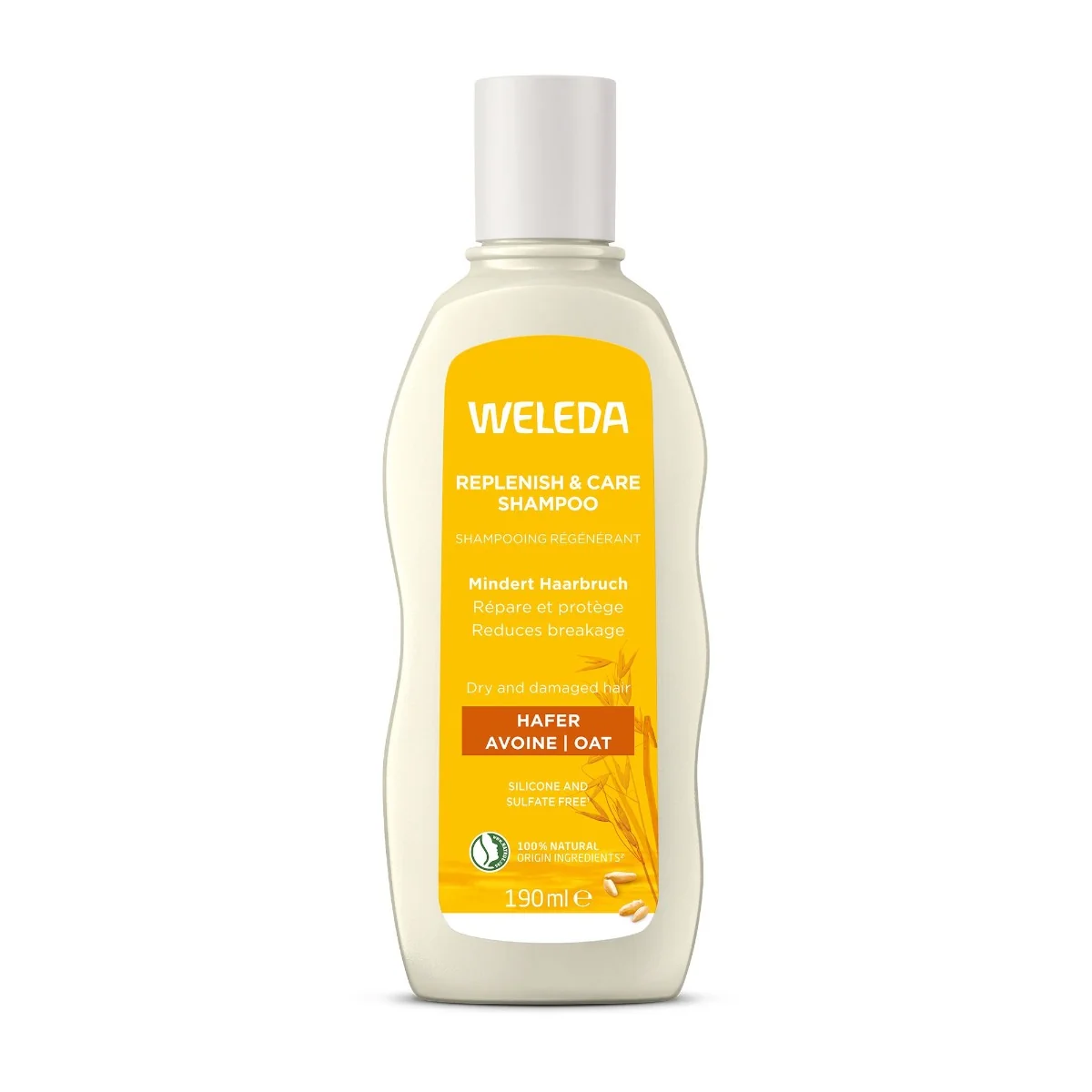 Weleda Ovesný regenerační šampon pro suché a poškozené vlasy 190 ml