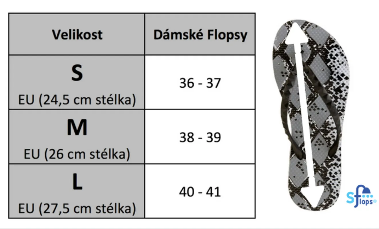 Flopsy Grey Tulip vel. 38-39 dámská antibakteriální obuv