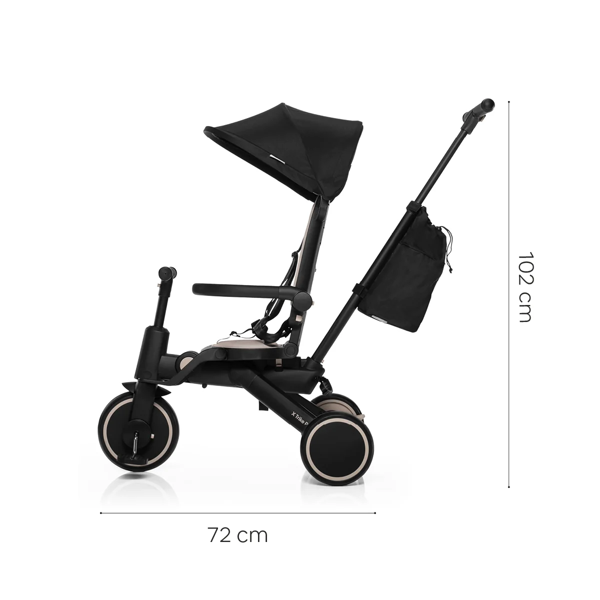 Zopa Tříkolka X Trike Pro, Ivory Beige 1