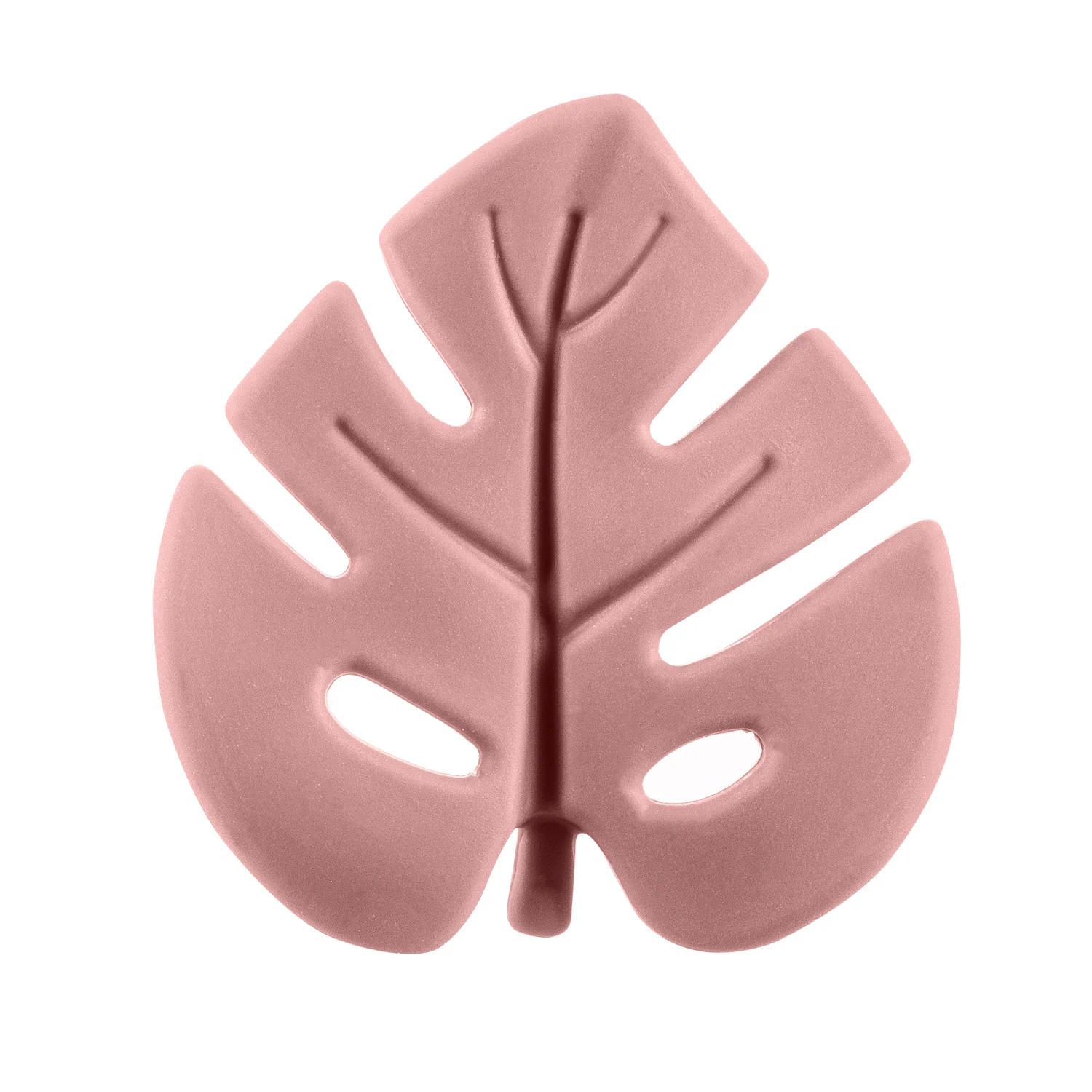 Zopa Silikonové kousátko Leaf, Old Pink 2