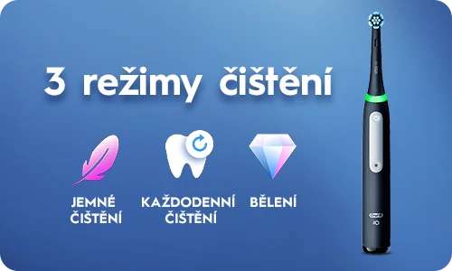 3 režimy čištění 3 režimy čištění
