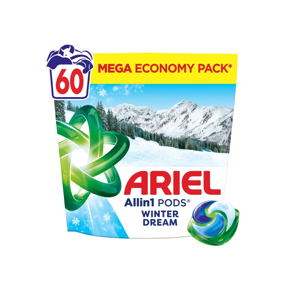 Ariel Allin1 Pods Winter Dream kapsle na praní 60 ks