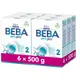 BEBA OPTIPRO 2 Pokračovací kojenecké mléko 6x500 g