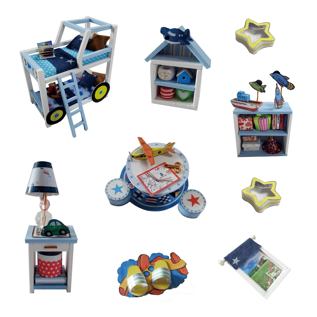 2Kids Toys Miniatura domečku Charlesův pokoj