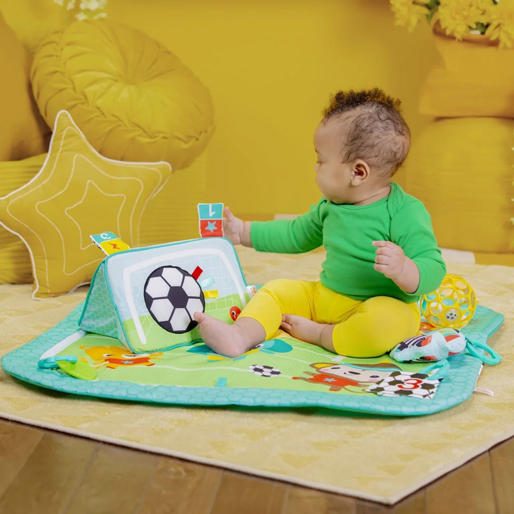 Brightstarts Deka na hraní s aktivitami Oball Grip & Kick™ 0m+