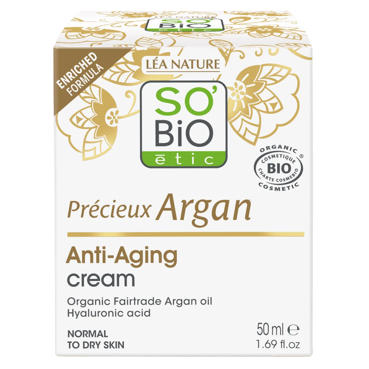 SO’BiO étic Anti-age Precieux Argan Denní krém BIO 50 ml