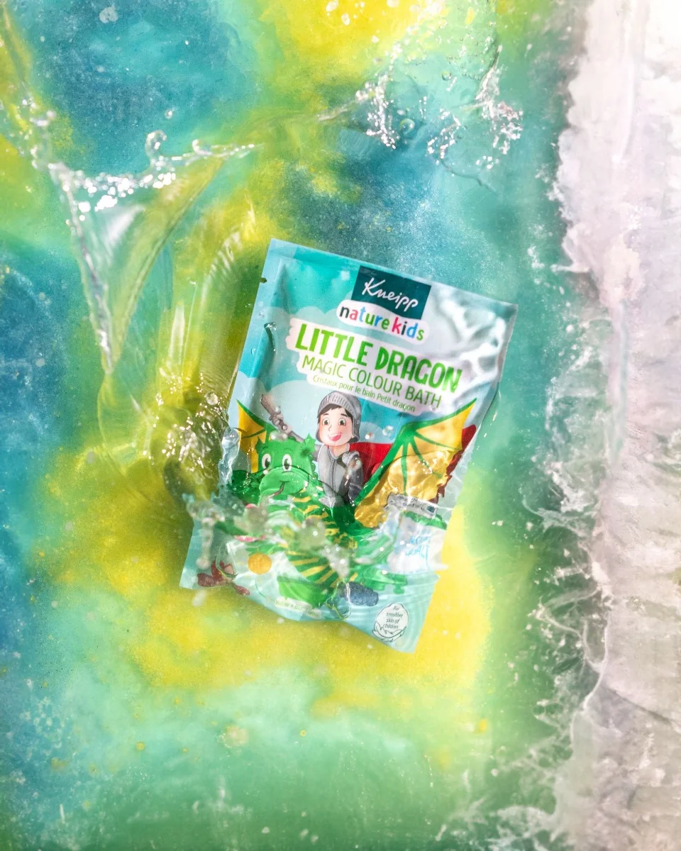 Kneipp Nature kids barevná sůl do koupele dračí síla 2x20 g