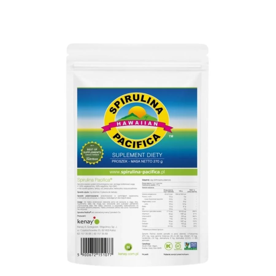 Kenay Spirulina pacifica prášek 270 g