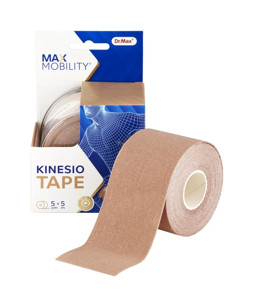 Dr. Max Kinesio Tape Nude 5 cm x 5 m tejpovací páska 1 ks