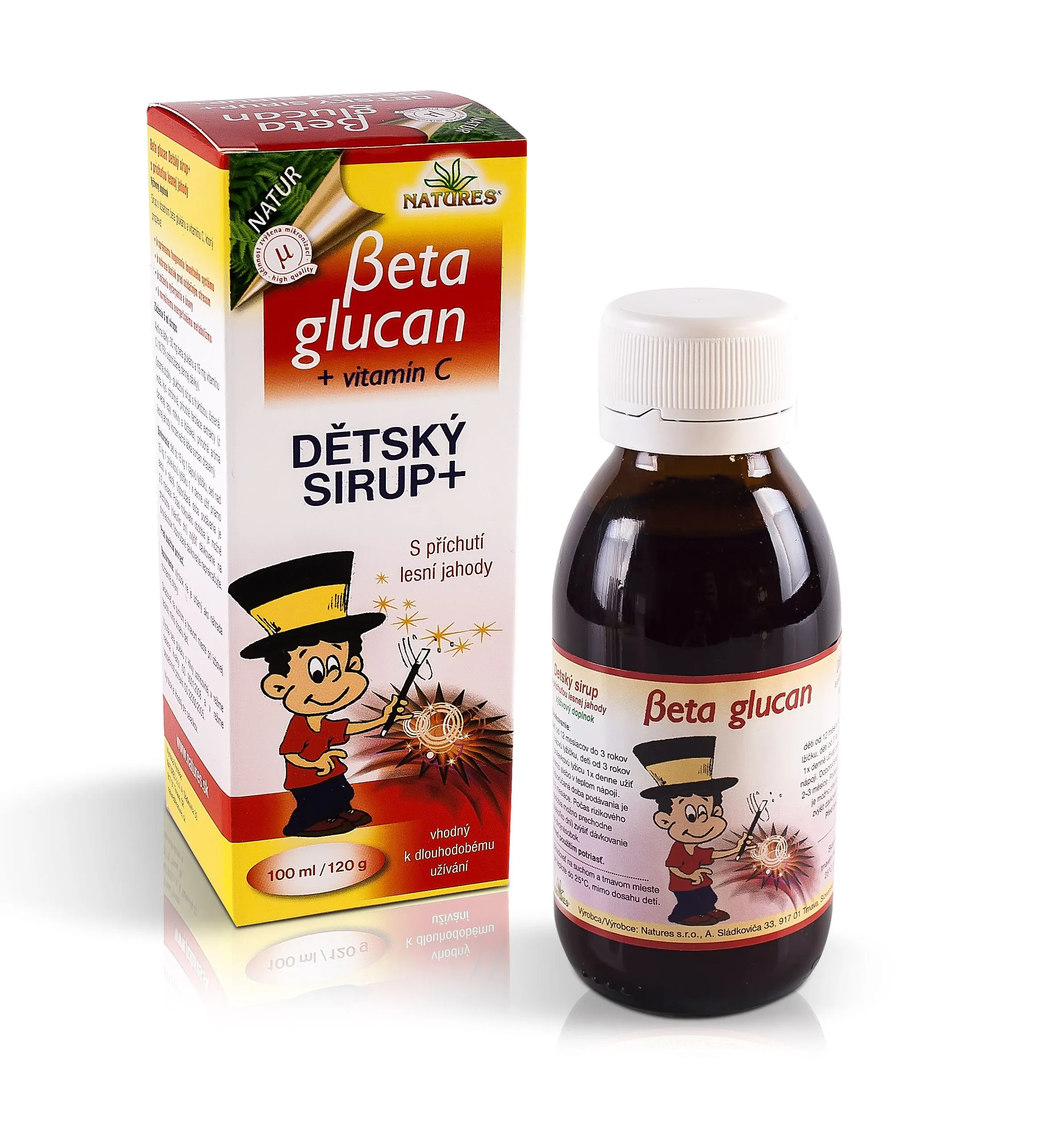 Beta glucan Dětský sirup+ 100 ml/120 g