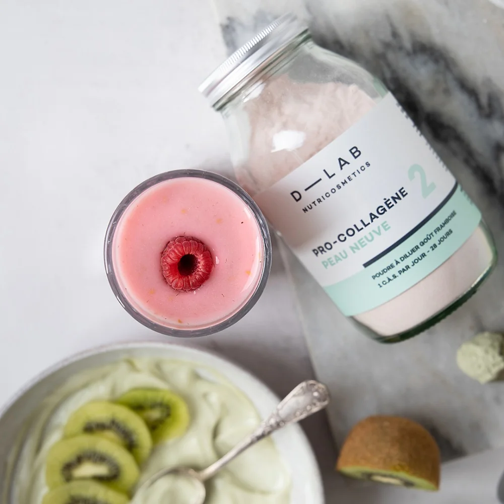 D-LAB Pro-collagen pro pevnou a hladkou pleť malina 168 g