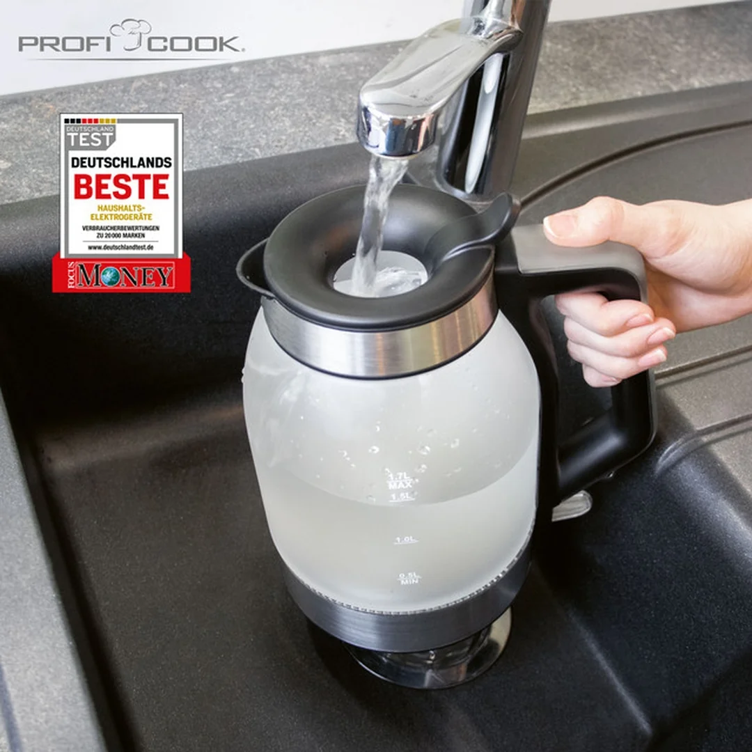 ProfiCook WKS 1215 G rychlovarná konvice sklo 1,7 l