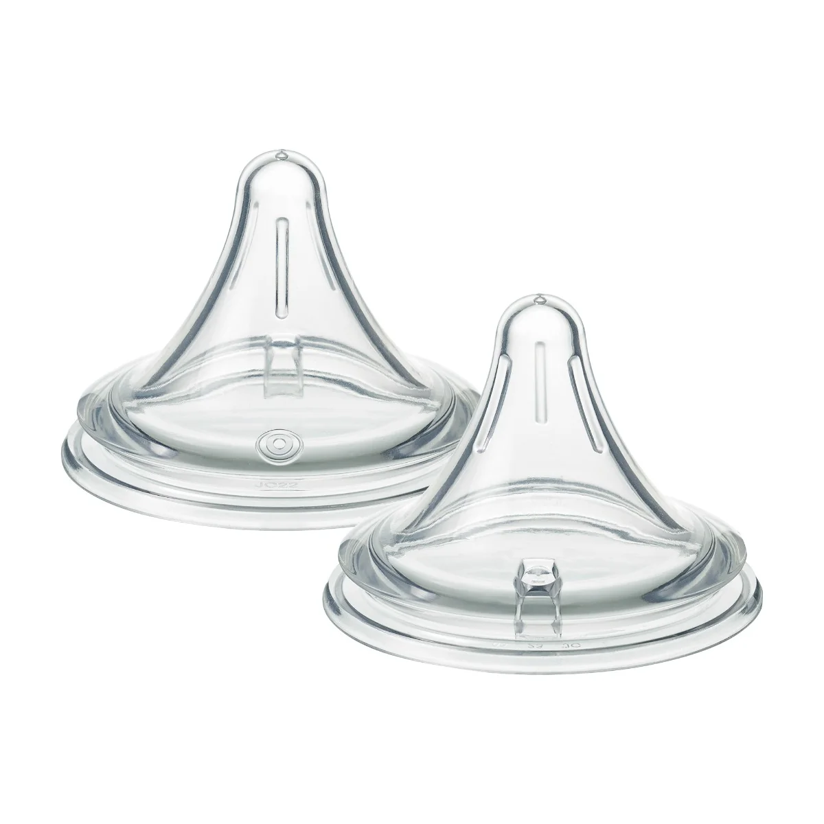Tommee Tippee Natural Start Anti-Colic Trojúhelníková savička na lahev extra pomalý průtok 0m+ 2 ks