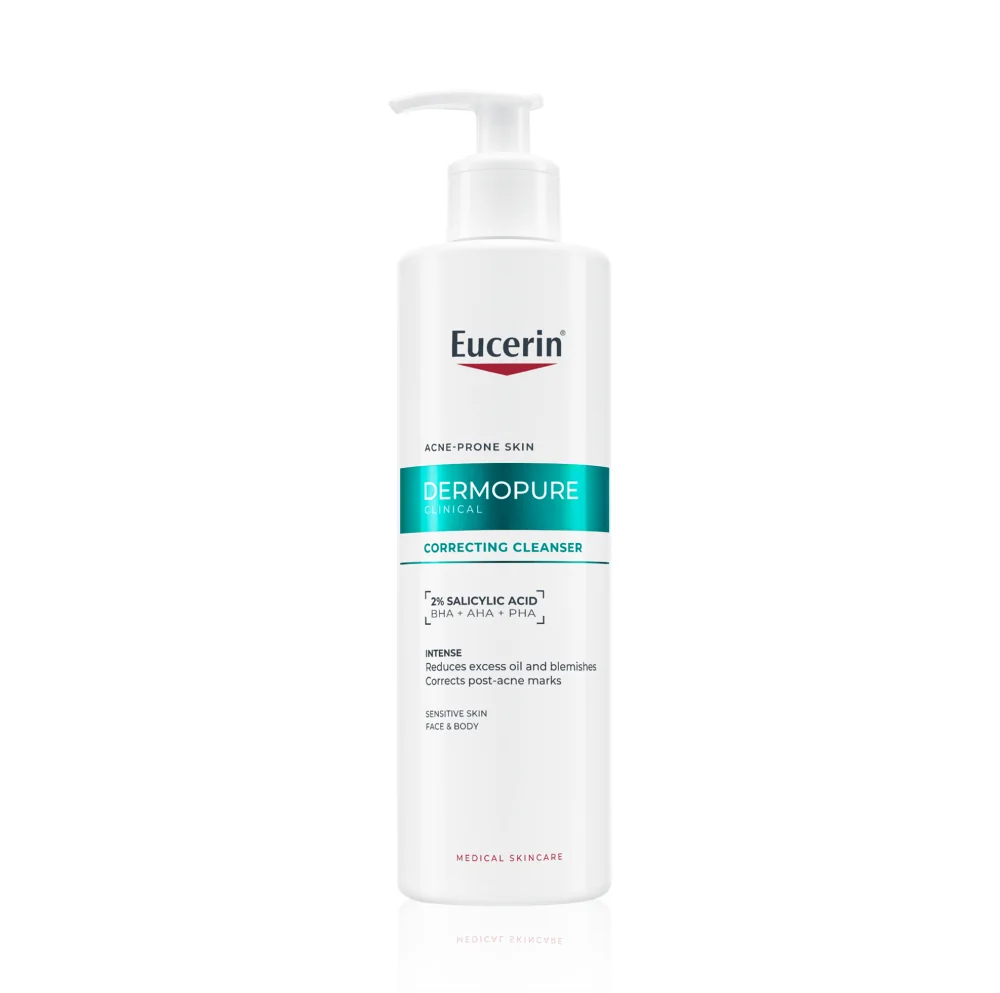 Eucerin DermoPure Clinical Exfoliační čisticí gel 400 ml