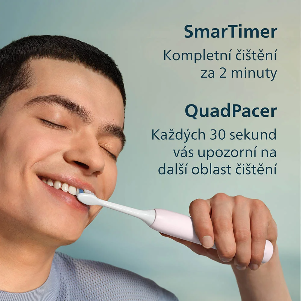 Philips Sonicare 3100 HX4032/03 sonický zubní kartáček růžový