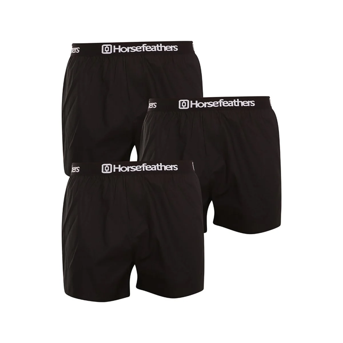 Horsefeathers 3PACK pánské trenky Frazier black (AM096A) XXL