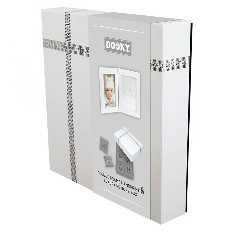 Dooky double Frame Handprint & Luxury Memory Box