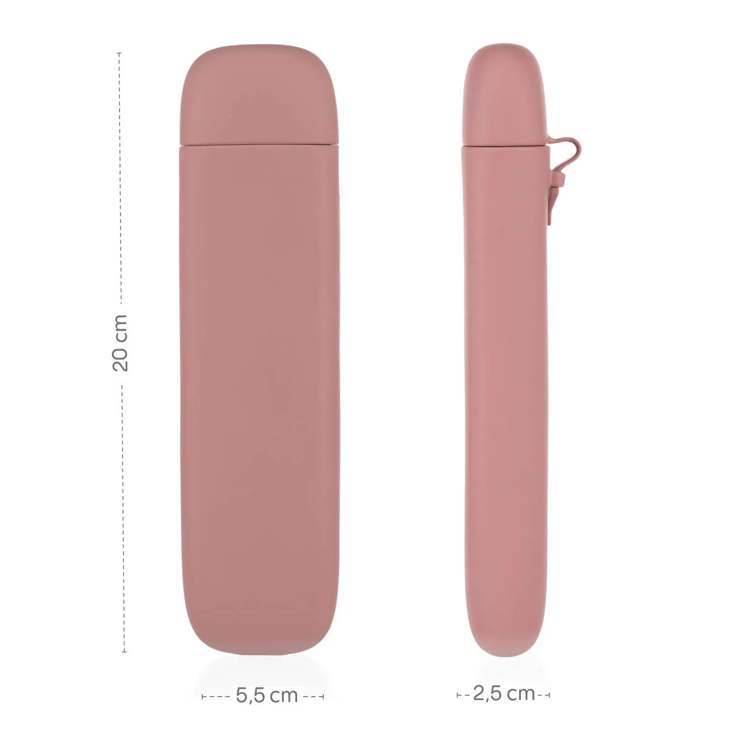 Zopa Silikonové pouzdro na příbor, Old Pink 3 