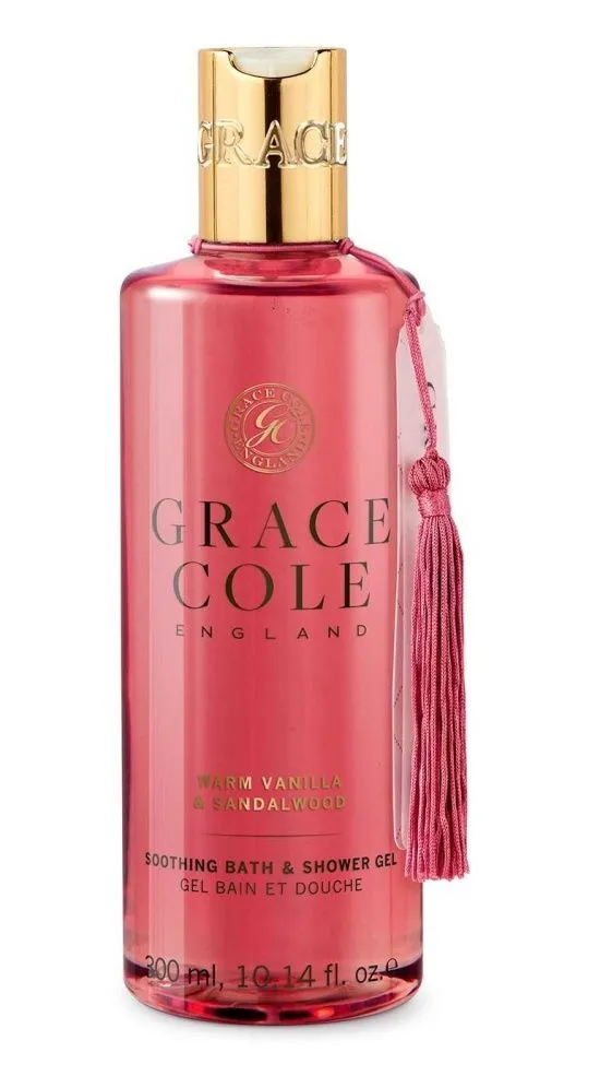Grace Cole Warm Vanilla & Santalwood sprchový gel 300 ml